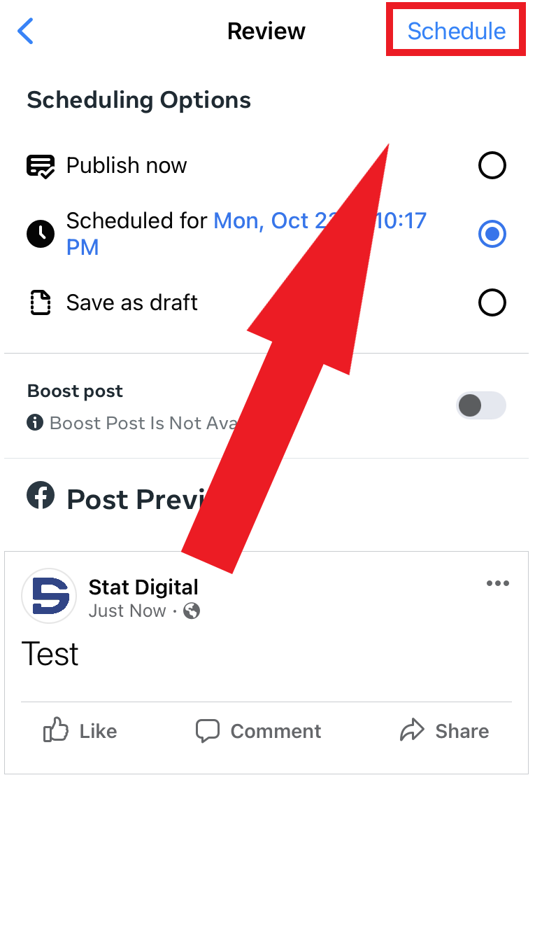 How to Schedule Facebook Posts (Visual Guide)